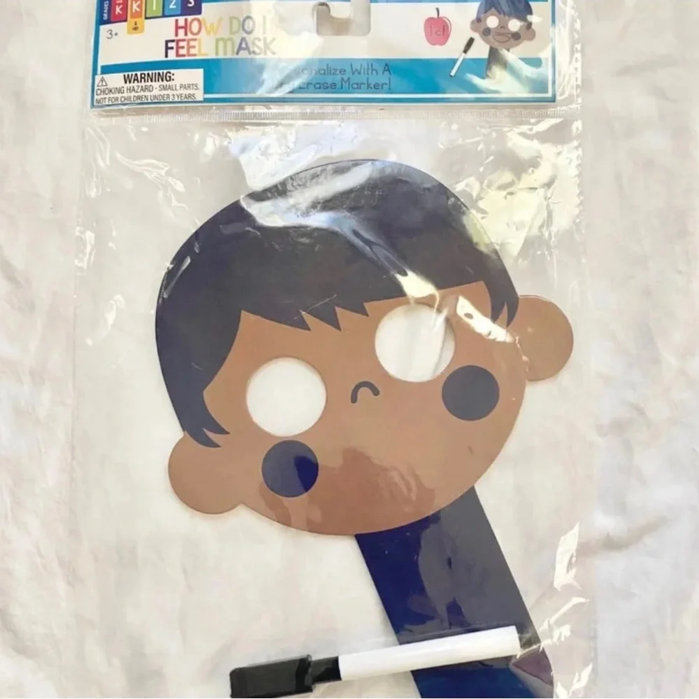 💞 New Kids Dry Erase “How Do I Feel?” Activity Mask